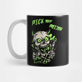 Pick your poison green Mug